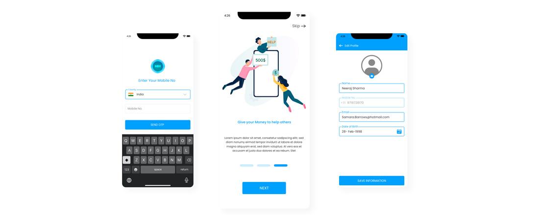 Minimalistic UI design