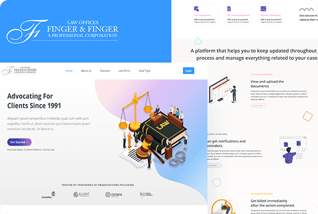 Finger & Finger – Full-Stack Legal Platform for Case Management