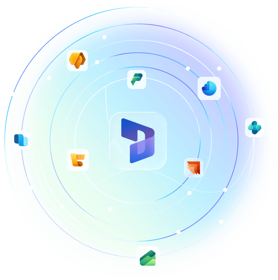 Microsoft Dynamics 365 ecosystem and integration graphic