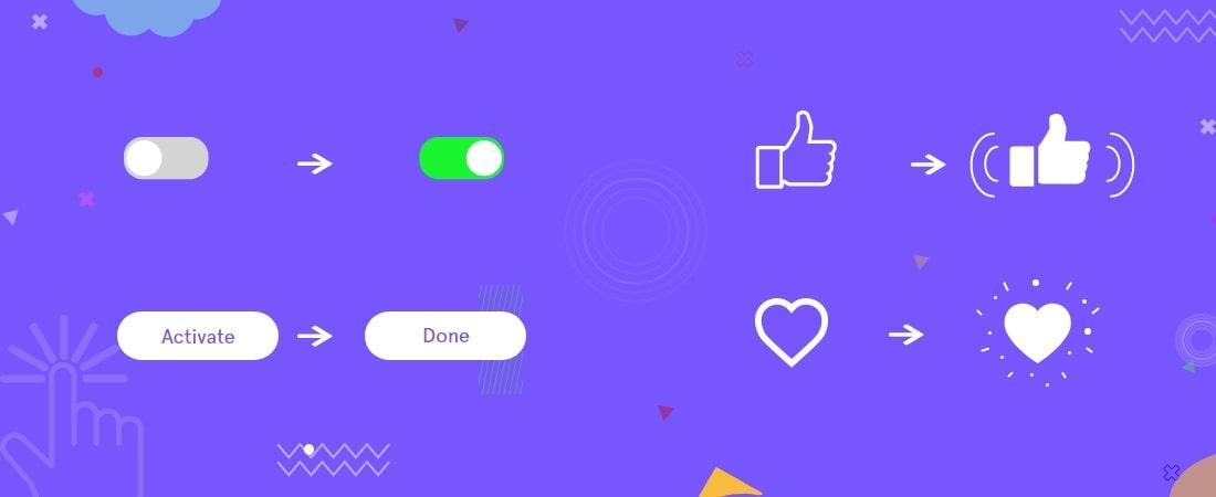 Microinteraction examples